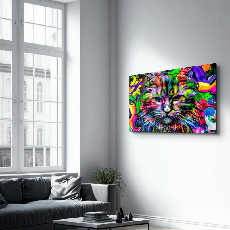 Elegant Tempered Glass Wall Art Painting, 18.1 x 28.3 inches | 100% Tempered Glass, Thickness: 0.16 inches | UV Printed for Vibrant Colors & Durability | Perfect for Home Decor & Modern Aesthetics