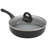 Basic Essentials 16-Piece Nonstick Aluminum Cookware Set with Mini Egg Pan, Black