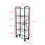 Baugus 60cm H x 30cm W Metal Standard Bookcase