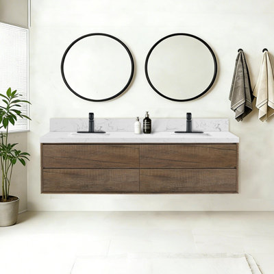 Meuble-lavabo mural moderne