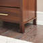 Table de chevet moderne en bois massif avec tiroirs EZ-1975690888