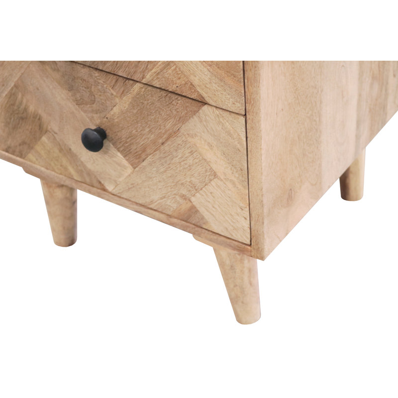 Sherburne Solid Wood 42cm W 4 - Drawer Chest of Drawers