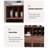 Nut-brown Solid  Wood Display Cases