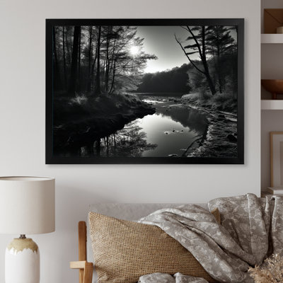 Paysage de forêt enchantée de rivière I