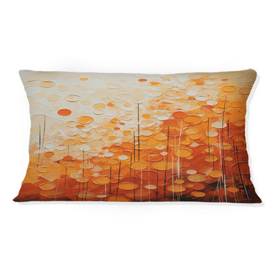 Coussin Tangerine Tango IV - Abstract Landscape