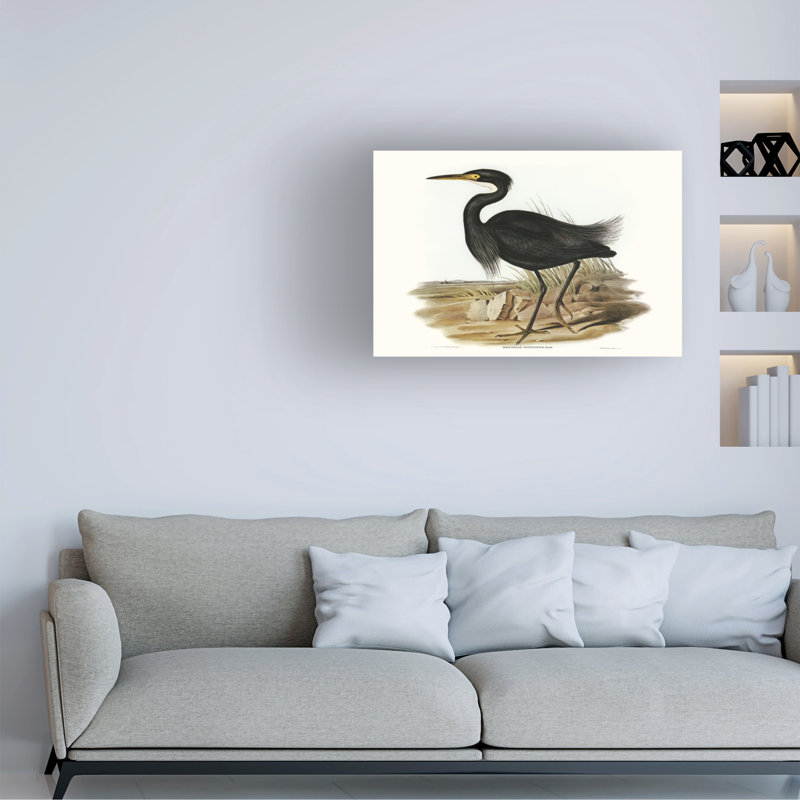 Bologle «Majestic Waterbird IV» sur un cadre, H 22 po x l 32 po