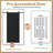 JUBEST 36inx84in. Fully Assembled Laminated Black MDF Sliding Barn Door With Hardware Kit