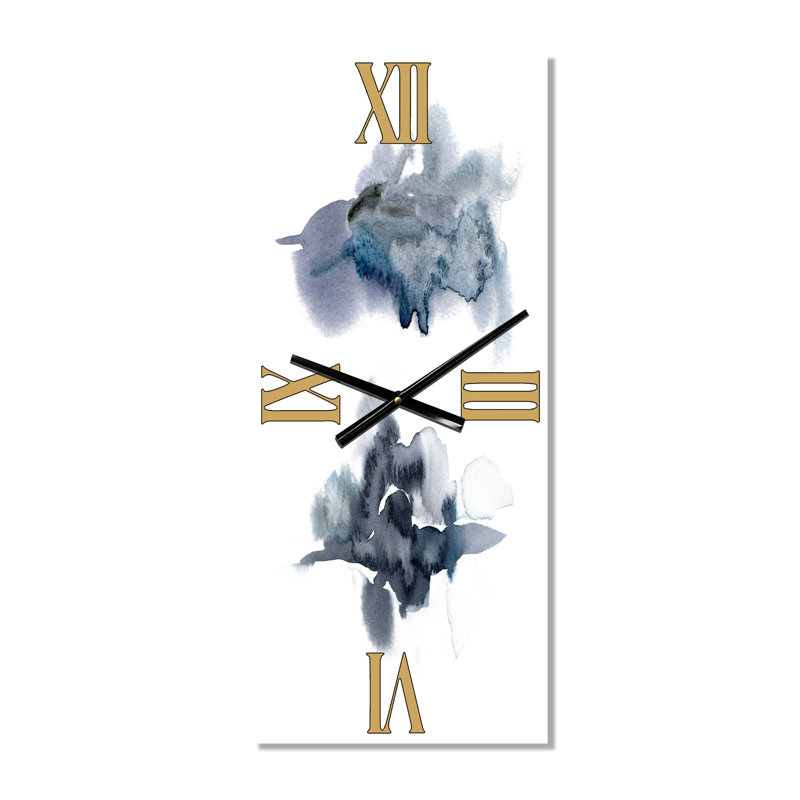 Horloge murale Abstract of Clouds II, Grand