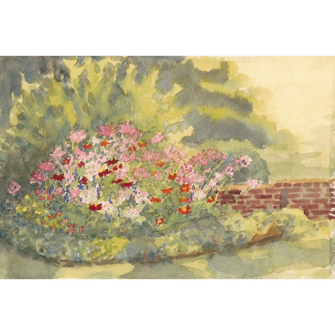 Leinwandbild Watercolour Garden V von Dianne Miller