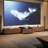 126'' Modern Electric Walunt Color TV Stand With Retractable Ultra-Short Throw Projector Platform-1265809186-1265809187