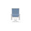 Belle Isle Sling Aluminum Frame Dining Height Swivel Rocker with Marine Grade Polymer Arm Accent-1423647159-1423646785