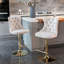 Pascola Swivel Adjustable Height Bar Stools Kitchen Barstools-2101388106