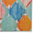 Archie-Lee Kivett Aqua and Orange Indoor Outdoor Machine Washable Area Rug-1244839891