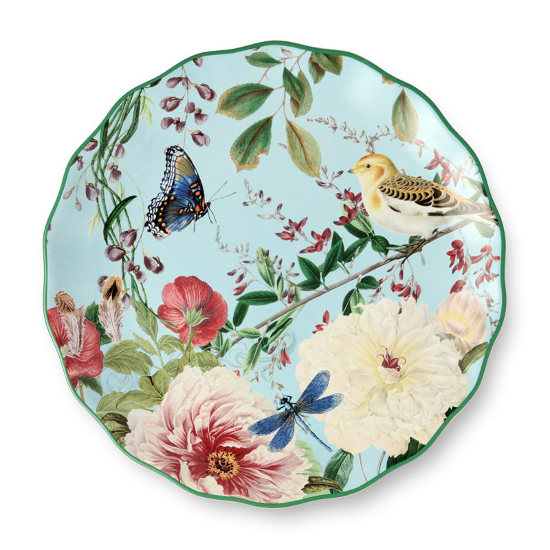 Flora  Set of 4 Dinner Plates 10.5"