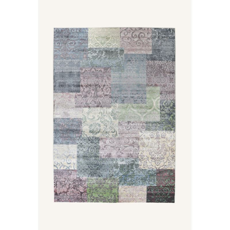 Assuntina Damask Area Rug, Rectangle 160 x 230cm