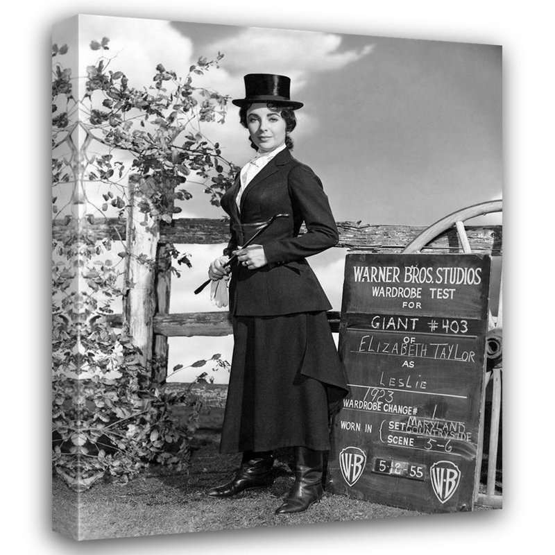 Art photographique sur toile tendue à Hollywood, H 44 po x l 36 po