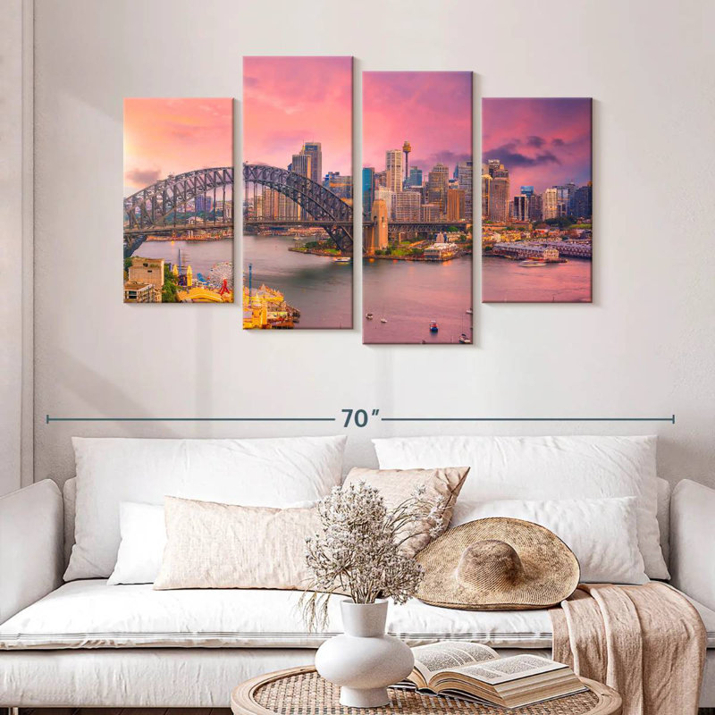 Marchelle Pink Sydney Harbour Skyline