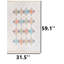 Tapis blanc Diamond