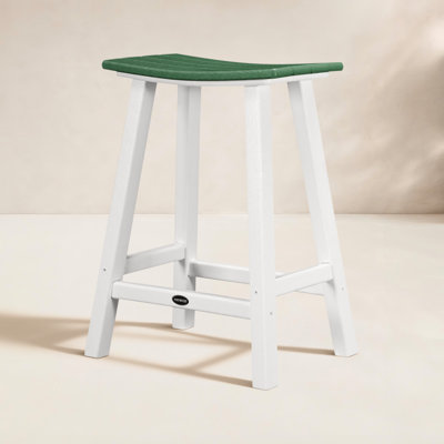 POLYWOOD® Contempo Saddle Counter Stool