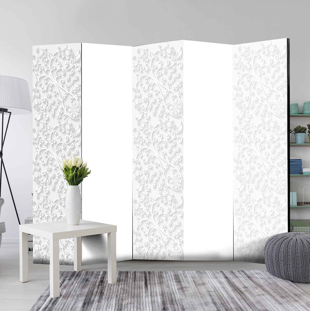 Lily Manor Clausen Floral Pattern I Room Divider & Reviews | Wayfair.co.uk