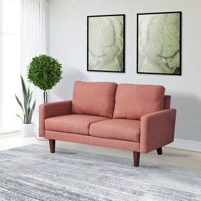 Jahi Fabric 59'' Reception Loveseat