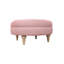 Hiroko 80cm Wide Tufted Round Solid Colour Cocktail Ottoman with Storage