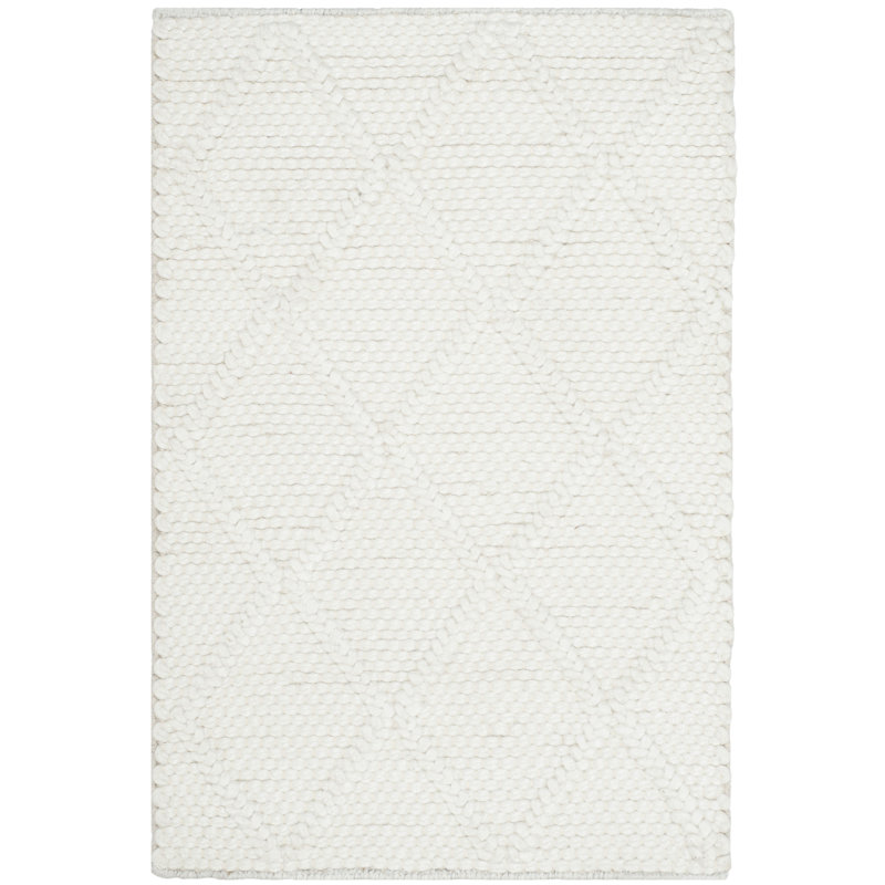 Millie Lauren Ralph Lauren Hand Woven Wool, Bamboo Silk Solid Color Rug, Rectangle 3' x 5'