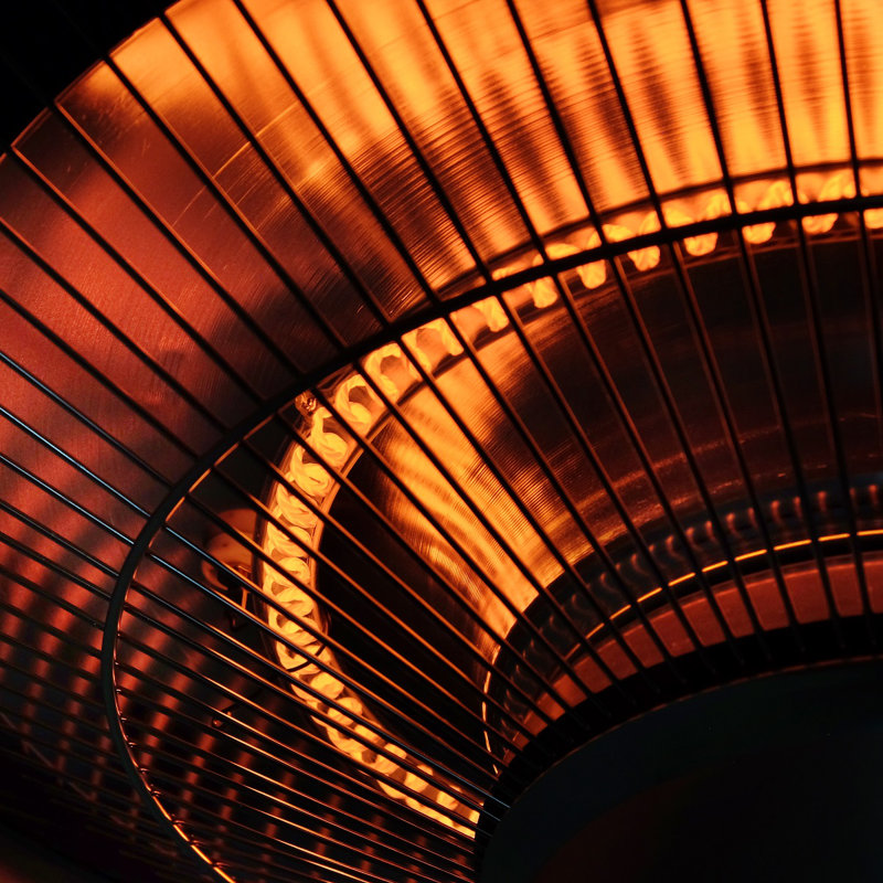 Stainless Steel Electric Hanging Patio Heater Lamp