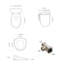 Siège de bidet allongé Advanced Smart Electric