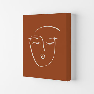 Line Face Girl 2 by Planeta444 - Print