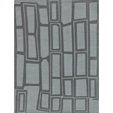 Tempo Hand Loomed Wool Abstract Area Rug in Charcoal/Gray