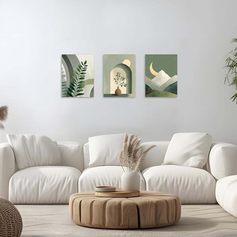 3 Piece Wrapped Canvas Wall Art