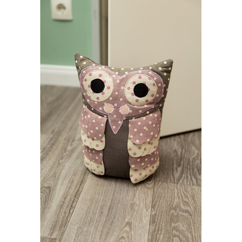 Marie Owl Fabric Door Wedge