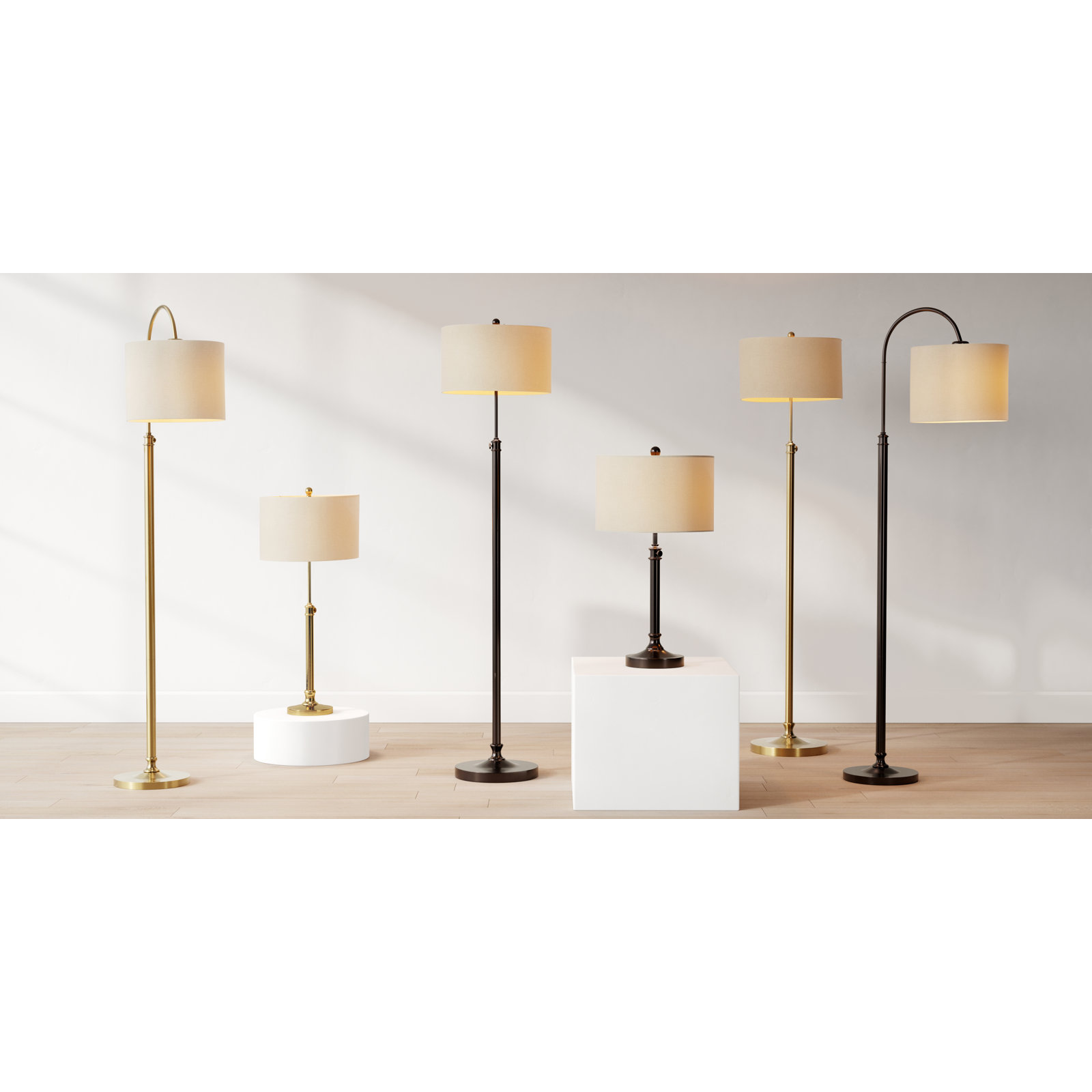 Elita 68'' Floor Lamp, Antique Bronze