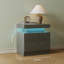 Table de chevet à DEL avec 2 tiroirs - Small Space Solutions-52167534