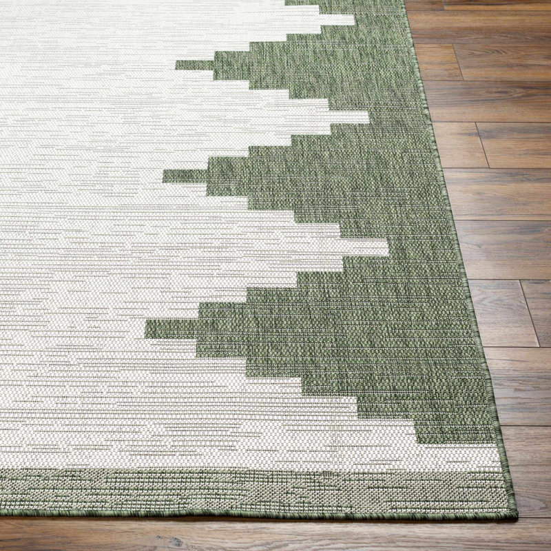 Tapis intérieur / extérieur tissé à la machine Isidro , Tapis de couloir 2 pi 7 po x 12 pi