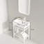 Ensemble de meuble-lavabo autoportant de 23,62 po avec lavabo en céramique, lavabo console sur pied, lavabo rectangulaire en céramique brillant sans robinet, pieds en métal ouverts, tablettes de rangement-1978879737-1978879733
