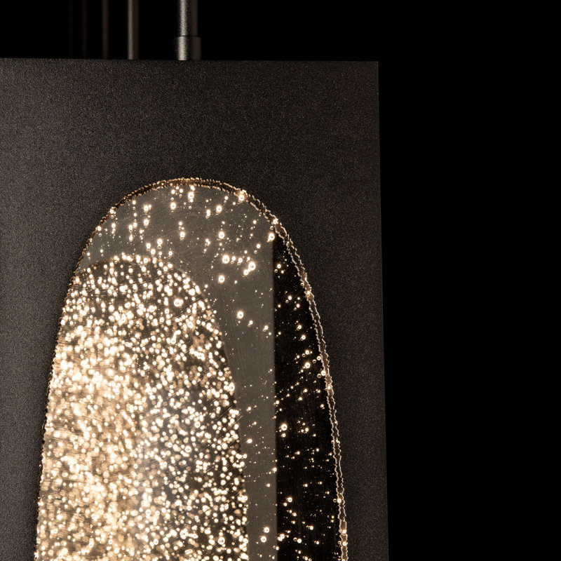 Luminaire suspendu linéaire à 5 lumières pour îlot de cuisine Cypress, Bronze frotté à l'huile