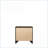 Merrilee Oak 2-Drawer Classic Bedroom Nightstand