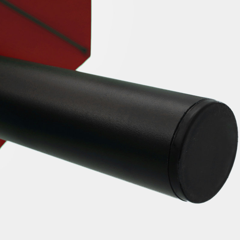 Grand parasol de patio extérieur double 15 x 9 pi - rouge avec base. Espace d'ombre supplémentaire pour la cour arrière, la piscine. Toile résistante aux intempéries, structure en acier, manivelle pratique, base rectangulaire à évent en rouge.