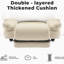 Chaise de bureau beige avec capacité de 200 kg, dossier ergonomique et confort pour les bras, soulevable, mousse à mémoire de forme,-194182921