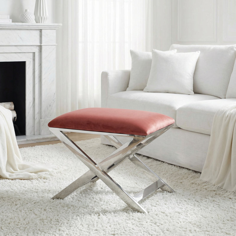 Repose-pieds Holley X, 23 po, rose rosé