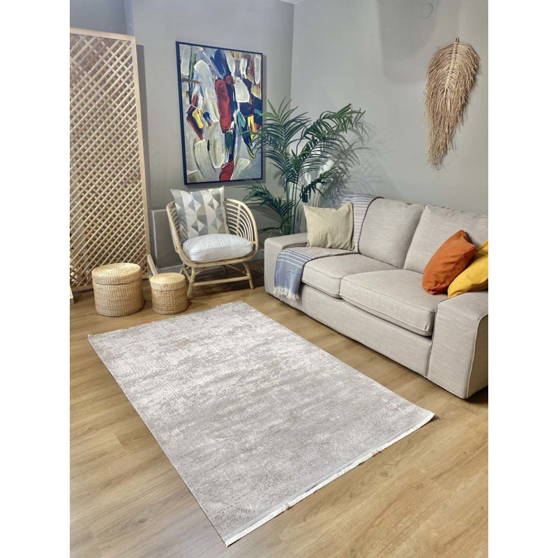 Tapis en coton Tilina avec envers antidérapant, Rectangle 3 pi 3 po x 9 pi 2 po