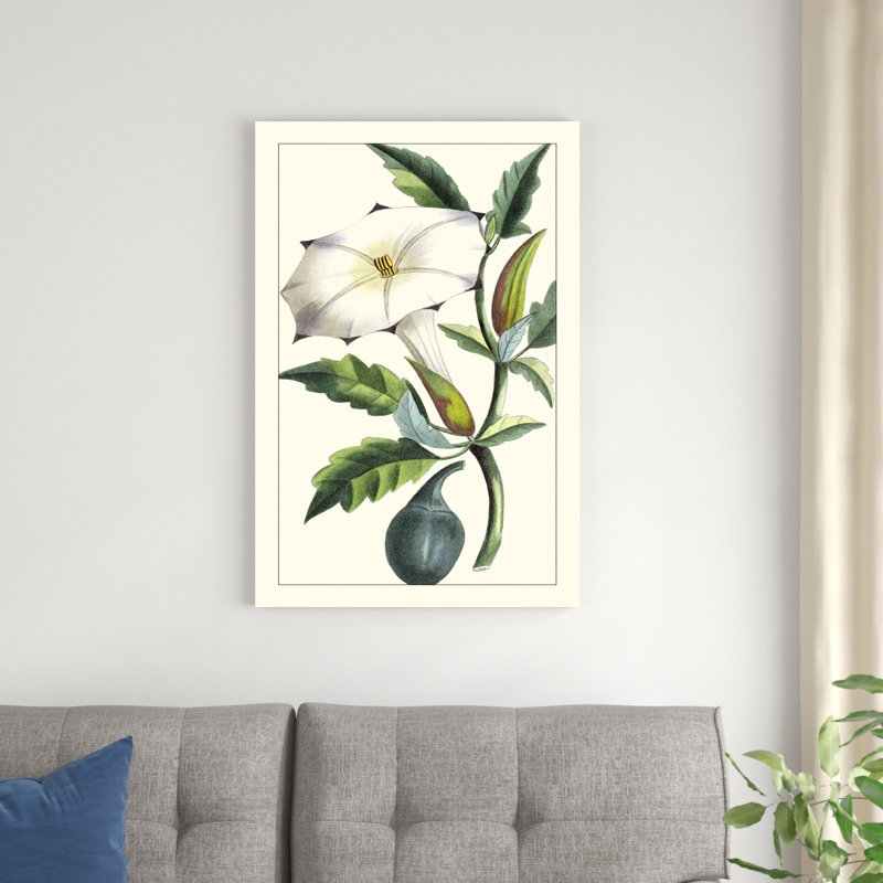 Turpin exotique botanique I, H 36 po x l 24 po x P 1,25 po