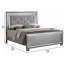 Lit plateforme touffeté Ailey-1218049926