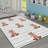 Luxurious Area Rug (2.6 x 4.6 Feet), 100% Polyester, 740 g/m² | Soft Velvet Fabric, Non-Slip Felt Dot Underside, Laminated Sponge for Comfort | Antibacterial, Machine Washable at 30°C | Elegant Home Décor-2040367707