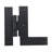 H-L Cabinet Wrought Iron Surface Mount Hinge