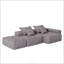Canapé modulaire surdimensionné moderne avec repose-pieds-618289699