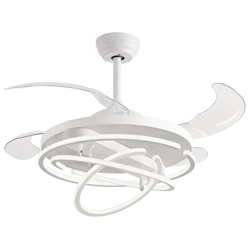 Ventilateur de plafond Georgina, Blanc