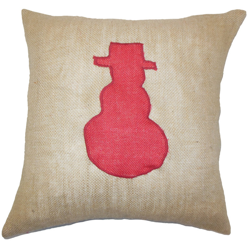Holiday Patchwork Down Reversible Throw Pillow